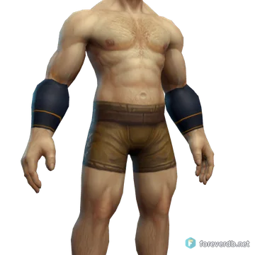 Sorcerer Bracelets worn by a human male, rendered from the Forever client