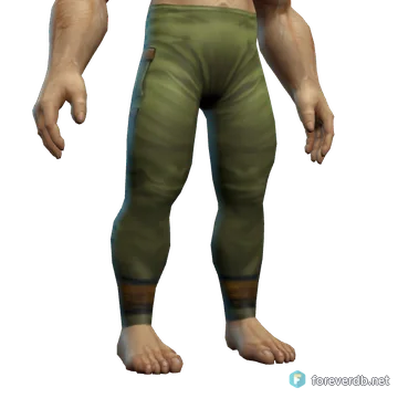 Whispersilk Leggings worn by a human male, rendered from the Forever client