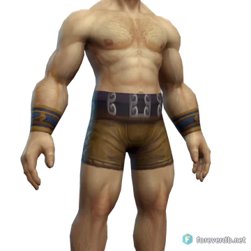 Shizzle's Nozzle Wiper worn by a human male, rendered from the Forever client