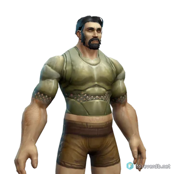 Light Plate Chestpiece worn by a human male, rendered from the Forever client