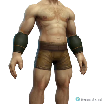 Conjurer's Bracers worn by a human male, rendered from the Forever client