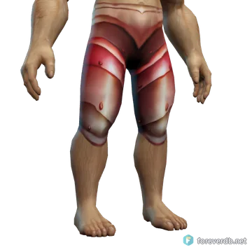 Firemane Leggings worn by a human male, rendered from the Forever client