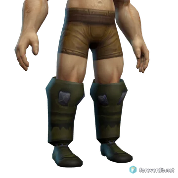 Wolfrunner Shoes worn by a human male, rendered from the Forever client