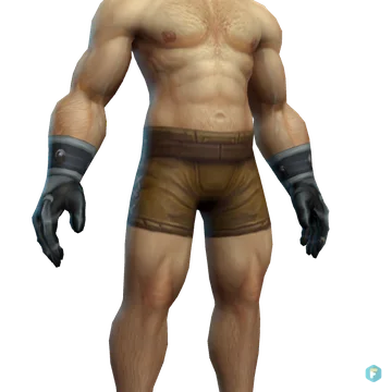 Bonefingers worn by a human male, rendered from the Forever client
