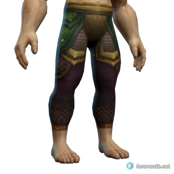 Soldier's Leggings worn by a human male, rendered from the Forever client