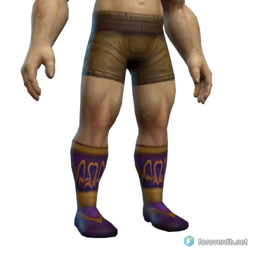 Magister's Boots worn by a human male, rendered from the Forever client