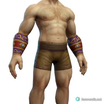 Magister's Bindings worn by a human male, rendered from the Forever client
