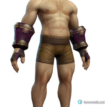 Dreadmist Wraps worn by a human male, rendered from the Forever client