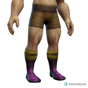 Wildheart Boots worn by a human male, rendered from the Forever client