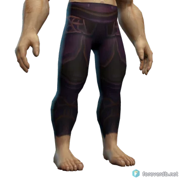 Marshal's Leather Leggings worn by a human male, rendered from the Forever client