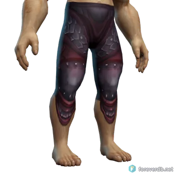 Legionnaire's Chain Leggings worn by a human male, rendered from the Forever client