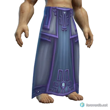 Devout Skirt worn by a human male, rendered from the Forever client