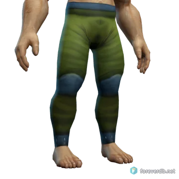Huntsman's Leggings worn by a human male, rendered from the Forever client