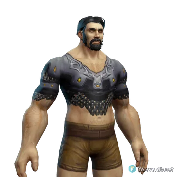 Double Link Tunic worn by a human male, rendered from the Forever client
