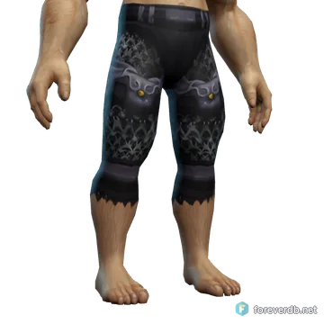 Chausses of Westfall worn by a human male, rendered from the Forever client