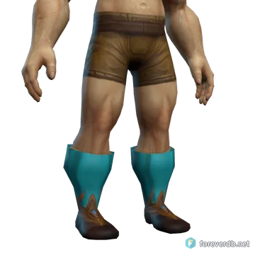 Knight-Lieutenant's Satin Walkers worn by a human male, rendered from the Forever client
