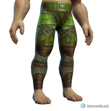 Knight-Captain's Chain Leggings worn by a human male, rendered from the Forever client