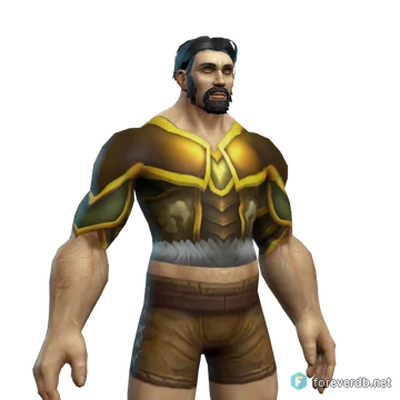 Beaststalker's Tunic worn by a human male, rendered from the Forever client