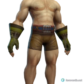 Timbermaw Brawlers worn by a human male, rendered from the Forever client