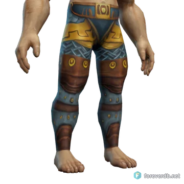 Marshal's Chain Legguards worn by a human male, rendered from the Forever client