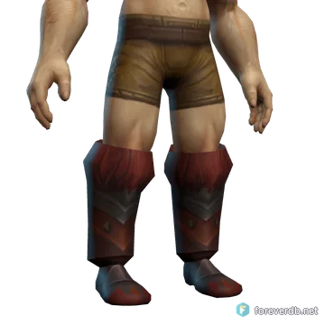 General's Leather Treads worn by a human male, rendered from the Forever client
