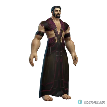 Toga de fiel del Crepúsculo, renderizado con el cliente de Forever