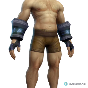 Manoplas de Magus de Campeón de gran calidad, renderizado con el cliente de Forever