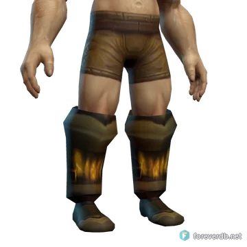 General's Dreadweave Boots worn by a human male, rendered from the Forever client