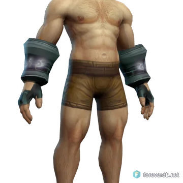 Guantes sedosos de Campeón de gran calidad, renderizado con el cliente de Forever