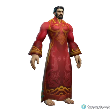 Festival Dress worn by a human male, rendered from the Forever client