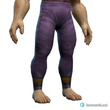 Pantalones clamacondenas, renderizado con el cliente de Forever