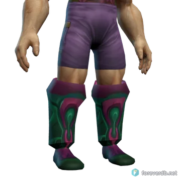 Botas del Génesis, renderizado con el cliente de Forever