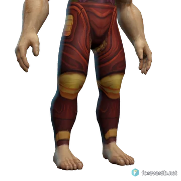 Leotardos de Clamatormentas, renderizado con el cliente de Forever