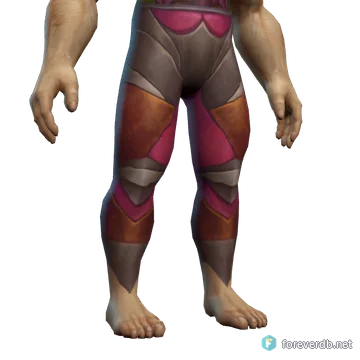 Musleras del Vengador, renderizado con el cliente de Forever