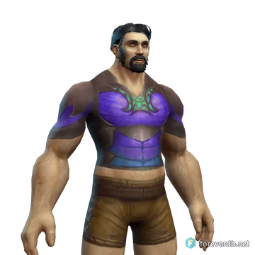 Peto de conquistador, renderizado con el cliente de Forever