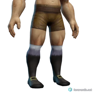 Winter Boots worn by a human male, rendered from the Forever client