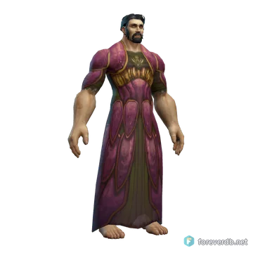 Togas clamacondenas, renderizado con el cliente de Forever
