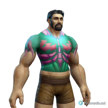 Jubón del Génesis, renderizado con el cliente de Forever