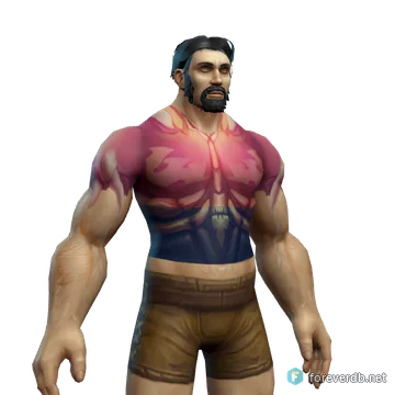 Jubón de mortífiero, renderizado con el cliente de Forever