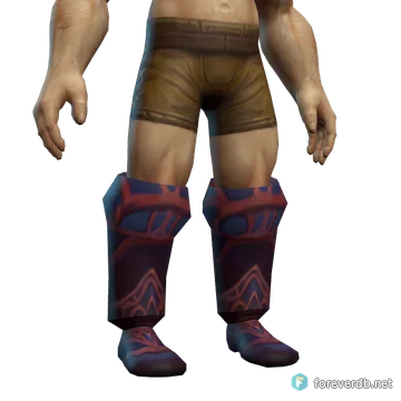 Boots of Epiphany worn by a human male, rendered from the Forever client