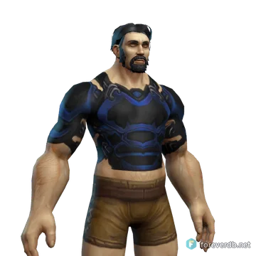 Darkmantle Tunic worn by a human male, rendered from the Forever client