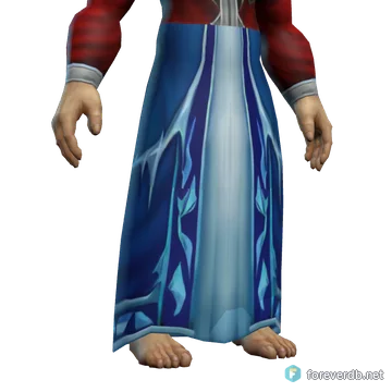 Glacial Leggings worn by a human male, rendered from the Forever client