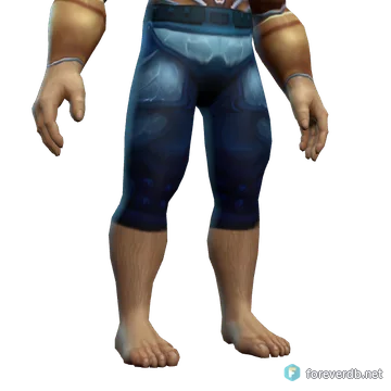 Icy Scale Leggings worn by a human male, rendered from the Forever client