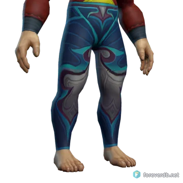 Leotardos Escarchafuego, renderizado con el cliente de Forever