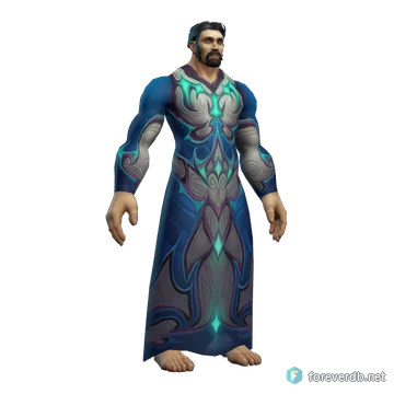 Toga Escarchafuego, renderizado con el cliente de Forever