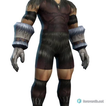 Mitones de Asesino de no-muertos, renderizado con el cliente de Forever