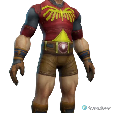 Ataduras Escarchafuego, renderizado con el cliente de Forever