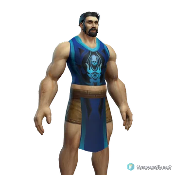 Tabard of Frost worn by a human male, rendered from the Forever client