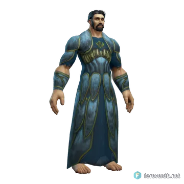 Toga enigma, renderizado con el cliente de Forever