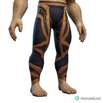 Sentinel's Leather Pants worn by a human male, rendered from the Forever client